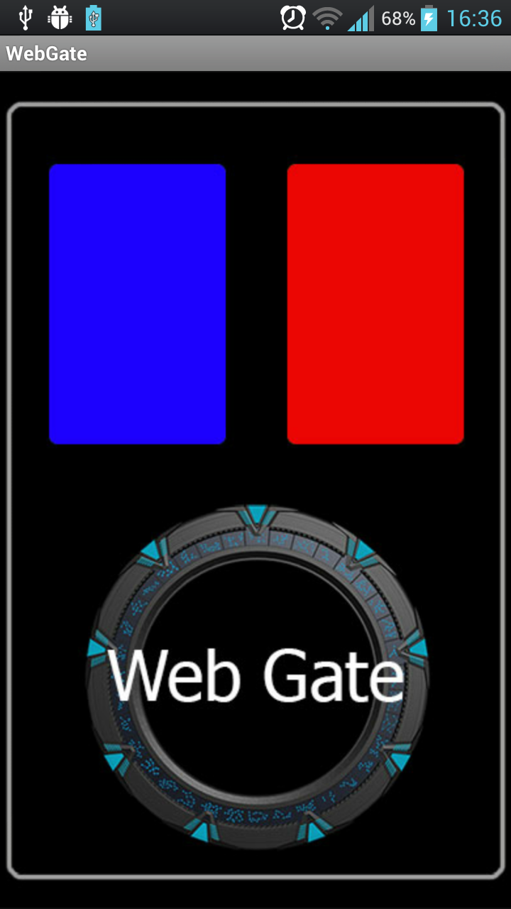 WebGate Android - grafica main